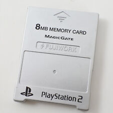 Cartão de memória PS2 8MB Fujiwork SILVER Memory King Playstation 2 fabricado no Japão 68 comprar usado  Enviando para Brazil