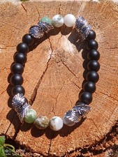 Bracelet perles pierres d'occasion  Jaunay-Clan