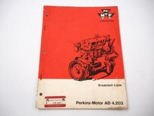 Perkins A4.203 Motor Ersatzteilliste für Massey Ferguson MF 86 Mähdrescher 1968 comprar usado  Enviando para Brazil