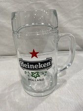 Caneca de vidro grande vintage Heineken Holland, Beer Stein 6,5” utensílios de bar comprar usado  Enviando para Brazil