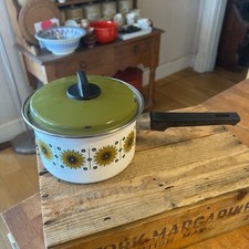 Vintage lidded enamel for sale  LIVERPOOL