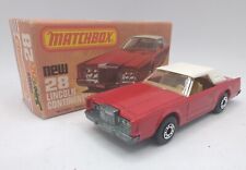 Vintage matchbox lincoln for sale  BRISTOL