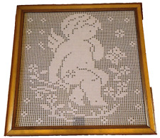 Quadro uncinetto angioletto usato  Barrafranca