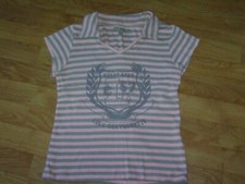 Polo rose rayé d'occasion  Agen