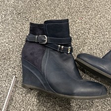 Stiefeletten 38 blau gebraucht kaufen  Berlin