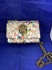 Small sequinned handbag for sale  BASILDON