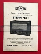 Bedienungsanweisung stern radi gebraucht kaufen  Dresden