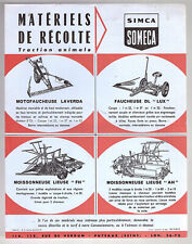 Prospectus original 1960 d'occasion  Marcillat-en-Combraille