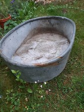 Zinkwanne alt gartendeko gebraucht kaufen  Neuenhagen