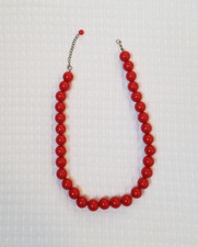 Perlenkette modeschmuck rot gebraucht kaufen  Ludwigsburg