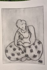 Dessin pierre noire d'occasion  Calais