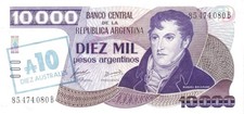 Argentina australes anno usato Argentina australes anno usato  Bozen