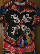 Kiss - Imagem LP “Rock And Roll Over” -Camisa multicolorida All Around -XL- Poliéster comprar usado  Enviando para Brazil