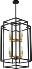 Candelabro lanterna 8 luzes luminárias lustre de entrada industrial Farmhou comprar usado  Enviando para Brazil
