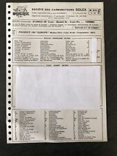 Fiche technique 1972 d'occasion  Angoulême