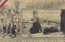 Cartolina trento castello usato  Trieste