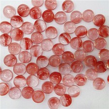 Usado, Cabochão cabine redonda 15 peças 8 mm quartzo cereja vermelha QQ67 comprar usado  Enviando para Brazil