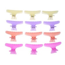Juego de 2 herramientas de peinado de plástico con clip de mariposa para mujeres suministros de salón hágalo usted mismo (12 piezas segunda mano  Embacar hacia Mexico