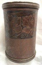 Antique embossed leather for sale  BRISTOL