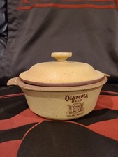 Panela de forno vintage Olympia cerveja publicidade grés California Potter comprar usado  Enviando para Brazil