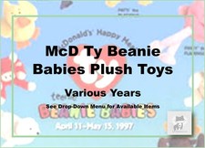 Mcdonald teenie beanie for sale  Lewisburg