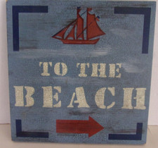 Beach sign wood for sale  Toms River