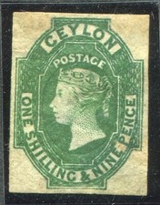 Ceylon 1857 imperf. for sale  SOUTHAMPTON