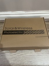 Solar wireless photoelectric for sale  BIRMINGHAM