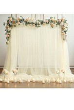 Ivory tulle backdrop for sale  Harwood Heights