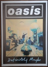 Oasis poster definitely for sale  SHEFFIELD