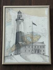 Montauk lighthouse typographic for sale  Cleveland