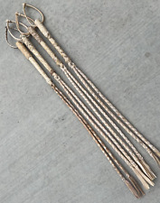 QUIRT DE CAVALO DE COURO CRU. SELA CAVALO CUARTA CHARRA. CHICOTE DE CUERO. CHARRERIA. comprar usado  Enviando para Brazil