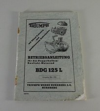 Betriebsanleitung triumph dopp gebraucht kaufen  Jever