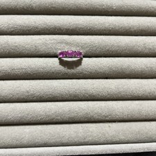 Pink sapphire white for sale  HUDDERSFIELD