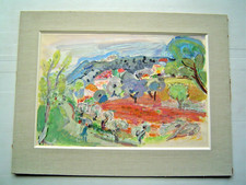 Peinture gouache ancienne d'occasion Peinture gouache ancienne d'occasion  Toulon-