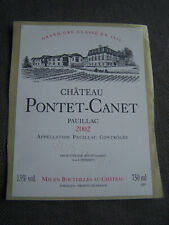 Etiquette chateau pontet d'occasion  Quimperlé