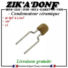 Condensateur céramique 8pf d'occasion  Iwuy