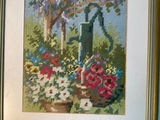 Framed completed tapestry for sale  COULSDON