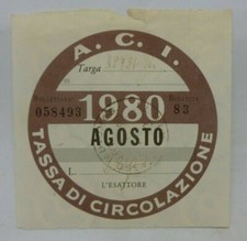 Tassa circolazione a.c.i. usato  Firenze