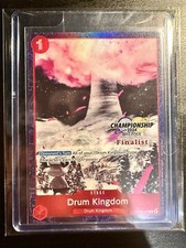 2024 One Piece Championship Finalist Stamped OP08-020 Drum Kingdom comprar usado 2024 One Piece Championship Finalist Stamped OP08-020 Drum Kingdom comprar usado  Enviando para Brazil