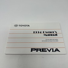 1994 Toyota Previa Manual do Proprietário Guia do Usuário Referência Livro do Operador comprar usado  Enviando para Brazil