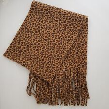 Cachecol de lã masculino feminino grosso quente inverno estampa de leopardo comprar usado  Enviando para Brazil