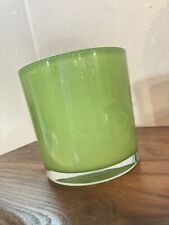 Green glass planter for sale  Akron