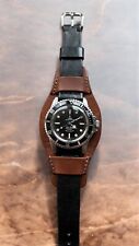 20mm black leather usato  Salsomaggiore Terme