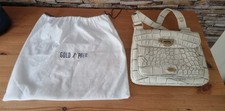 Goldpfeil tasche schultertasch gebraucht kaufen  Hamburg