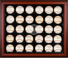 Vitrine logotipo Milwaukee Brewers mogno emoldurado 30 bolas 2020-presente comprar usado  Enviando para Brazil