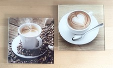 Glas wandbilder kaffee gebraucht kaufen  Burgthann