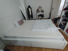 Bett ikea 150cm gebraucht kaufen  Hannover