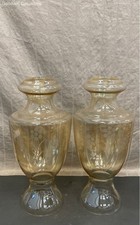 2pcs floral etched for sale  Columbus
