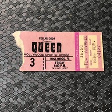 Queen ticket sportatorium for sale  WALSALL